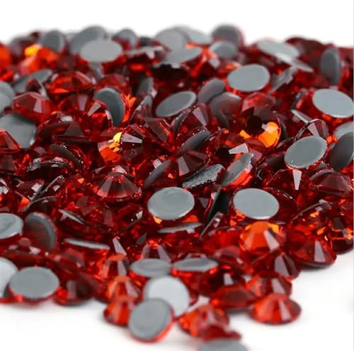 JTKSSCS Hotfix Strasssteine Kristall-AB-Hotfix-Strasssteine, Glas-Hotfix-Strasssteine ​​zum Aufbügeln for Nagelkunst, Nähen, Stoffdekoration(Hyacinth,Ss10 1440pcs) von JTKSSCS