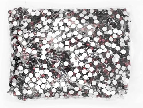 JTKSSCS Hotfix Strasssteine SS3-SS20 Flatback Crystal AB Non Hotfix Strasssteine ​​AB Strass for Nail Art Dekorationen(Amethyst,Ss10 14400pcs) von JTKSSCS