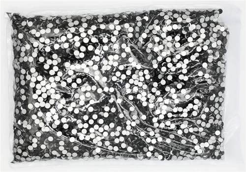 JTKSSCS Hotfix Strasssteine SS3-SS20 Flatback Crystal AB Non Hotfix Strasssteine ​​AB Strass for Nail Art Dekorationen(Black,Ss20 14400pcs) von JTKSSCS