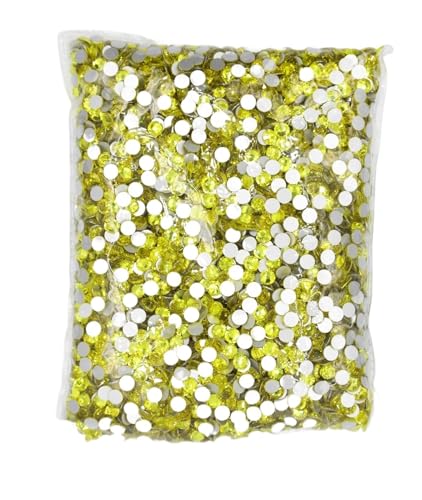 JTKSSCS Hotfix Strasssteine SS3-SS20 Flatback Crystal AB Non Hotfix Strasssteine ​​AB Strass for Nail Art Dekorationen(Citrine,Ss20 14400pcs) von JTKSSCS