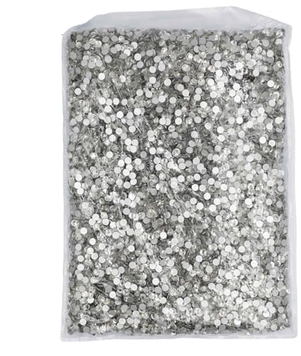 JTKSSCS Hotfix Strasssteine SS3-SS20 Flatback Crystal AB Non Hotfix Strasssteine ​​AB Strass for Nail Art Dekorationen(Crystal Clear,Ss20 14400pcs) von JTKSSCS
