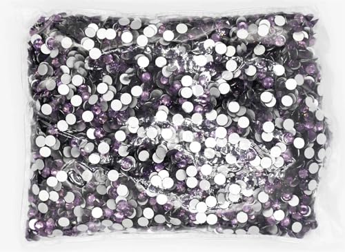 JTKSSCS Hotfix Strasssteine SS3-SS20 Flatback Crystal AB Non Hotfix Strasssteine ​​AB Strass for Nail Art Dekorationen(Tanzanite,Ss20 14400pcs) von JTKSSCS