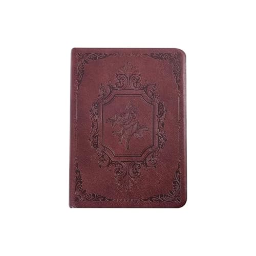 JTKSSCS Inspirierende Notizbücher 2 Stück 144 Blatt A6 Vintage PU Leder Tagebuch Buch Tragbares liniertes Dickes Papier Notizbuch Schreiben Tagebuch Monatsplan Wochenplaner(Lonza Gem) von JTKSSCS