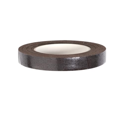 JTKSSCS Krepppapier 1 Rolle Krepppapier-Luftschlangen, 1,2 cm x 27 m, mehrfarbige Seidenpapierrolle for Blumenbasteln, DIY-Hochzeitsfeier-Geschenkverpackungsdekor(Brown) von JTKSSCS