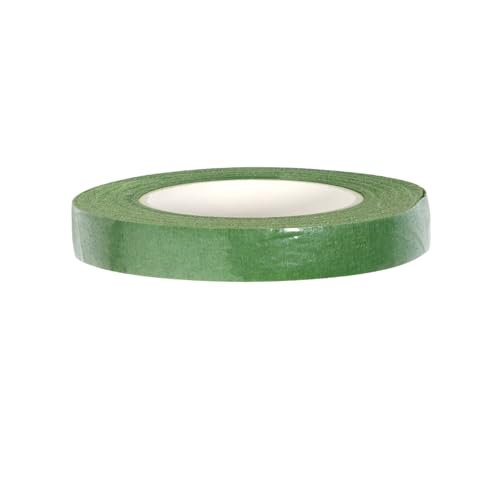JTKSSCS Krepppapier 1 Rolle Krepppapier-Luftschlangen, 1,2 cm x 27 m, mehrfarbige Seidenpapierrolle for Blumenbasteln, DIY-Hochzeitsfeier-Geschenkverpackungsdekor(Light Green) von JTKSSCS