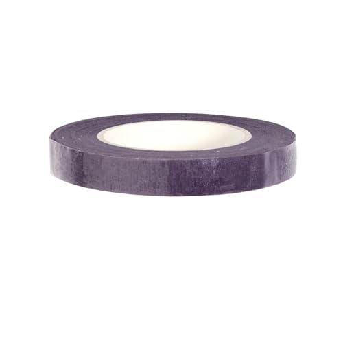 JTKSSCS Krepppapier 1 Rolle Krepppapier-Luftschlangen, 1,2 cm x 27 m, mehrfarbige Seidenpapierrolle for Blumenbasteln, DIY-Hochzeitsfeier-Geschenkverpackungsdekor(Purple) von JTKSSCS