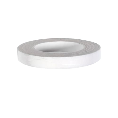 JTKSSCS Krepppapier 1 Rolle Krepppapier-Luftschlangen, 1,2 cm x 27 m, mehrfarbige Seidenpapierrolle for Blumenbasteln, DIY-Hochzeitsfeier-Geschenkverpackungsdekor(White) von JTKSSCS