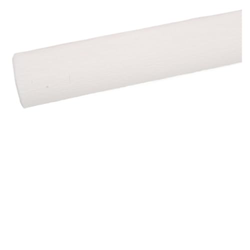 JTKSSCS Krepppapier 15 Farben 250 x 25 cm farbige Krepppapierrolle Origami zerknittertes Krepppapier DIY Blumen Dekoration Geschenkpapier Falten Basteln(White) von JTKSSCS