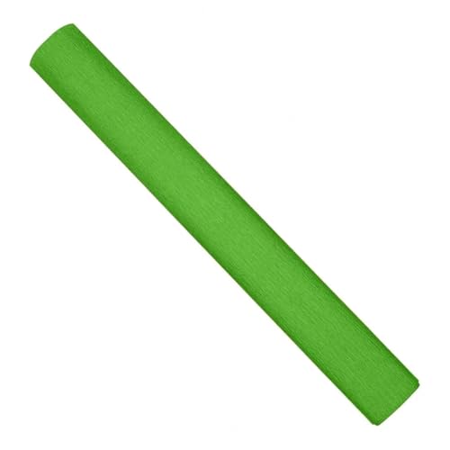 JTKSSCS Krepppapier 50 * 250cm Krepppapier Verdicktes Bastelpapier Blumenmaterial DIY Papierblumenrolle for Kunstprojekte Dekor(Green) von JTKSSCS