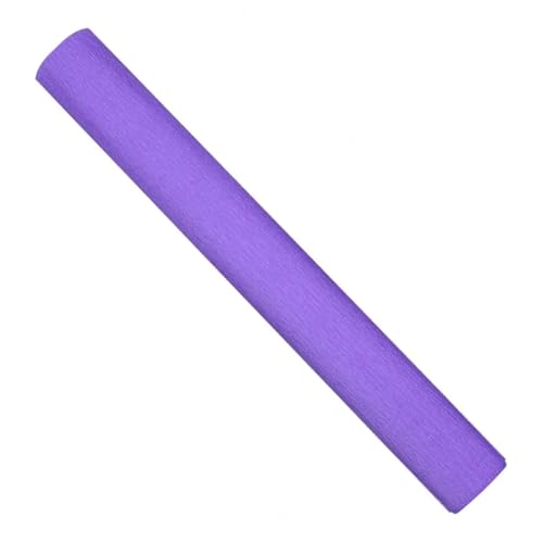 JTKSSCS Krepppapier 50 * 250cm Krepppapier Verdicktes Bastelpapier Blumenmaterial DIY Papierblumenrolle for Kunstprojekte Dekor(Purple) von JTKSSCS
