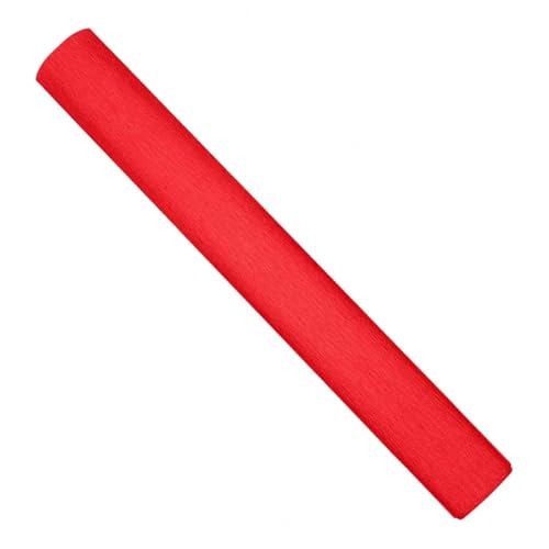 JTKSSCS Krepppapier 50 * 250cm Krepppapier Verdicktes Bastelpapier Blumenmaterial DIY Papierblumenrolle for Kunstprojekte Dekor(Red) von JTKSSCS