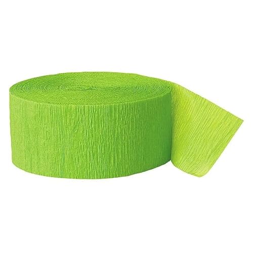 JTKSSCS Krepppapier Fluoreszierende grüne Krepppapierrolle, Partydekoration, Krepppapier, Geburtstagsarrangement, Spitzenband, Partyzubehör, Urlaubsdekor JTKSSCS Krepppapier Fluoreszierende grüne Krepppapierrolle, Partydekoration, Krepppapier, Geburtstagsarrangement, Spitzenband, Partyzubehör, Urlaubsdekor von JTKSSCS