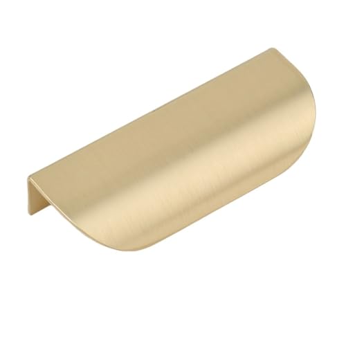 JTKSSCS Schrankgriffe 1 Stück Blattform Messing Gold Schrankgriffe Möbelgriffe Küchentürgriff Kupfer Schubladengriffe Schrankgriff(C) von JTKSSCS