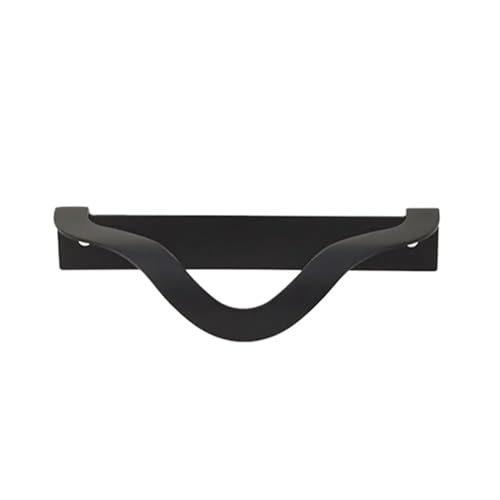 JTKSSCS Schrankgriffe Einfache Griffe, Farbiger Schrank, Kleiderschrank, Kommode, Schublade, unsichtbarer Knopf mit Befestigungsschraube, Möbelbeschläge(Black,40mm) von JTKSSCS
