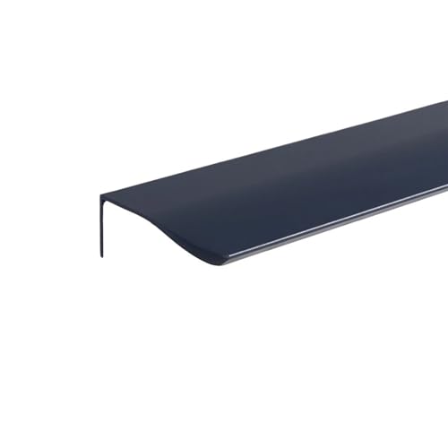 JTKSSCS Schrankgriffe Langer Möbelgriff, unsichtbare Schrankgriffe aus Aluminiumlegierung, Schubladenknöpfe, Schrankgriffe, Küchenschrankgriffe(Arc Corner-Blue,Length 120mm) von JTKSSCS