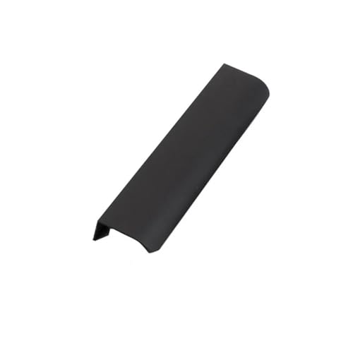 JTKSSCS Schrankgriffe Moderne unsichtbare Schrankgriff-Hardware, Küchenschrank, Schublade, Schlafzimmertür, Möbelgriff-Zubehör(Black 8CM X4CM) von JTKSSCS