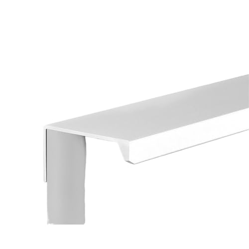 JTKSSCS Schrankgriffe Nicht gestanzter Möbelgriff, Matte Schrankgriffe, versteckte Griffe for Schränke und Schubladen(White,1000mm) von JTKSSCS