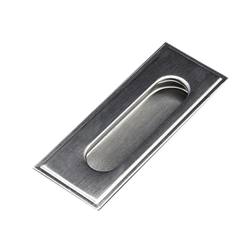 JTKSSCS Schrankgriffe Schrank versteckte Griffe Edelstahl unsichtbarer Griff Kreis Schublade Kleiderschrank Knöpfe mit Schrauben Möbelbeschläge(96mm Hole) von JTKSSCS