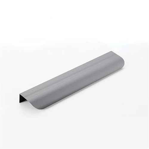 JTKSSCS Schrankgriffe Versteckte Griffe, Lange Küchenschrankgriffe, Schubladengriffe, Möbelgriffe aus Aluminiumlegierung, Schrankgriffe, Kleiderschrankgriffe(Grey,300mm) von JTKSSCS