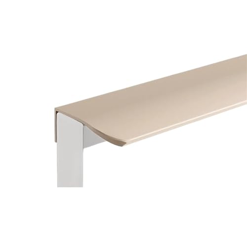 JTKSSCS Schrankgriffe Versteckte Küchenschrankgriffe, Schrankgriff aus Aluminiumlegierung, bunter Kleiderschrank-Türknauf und Griff, Möbelbeschläge(Cashmere Grey-Arc,800mm) von JTKSSCS