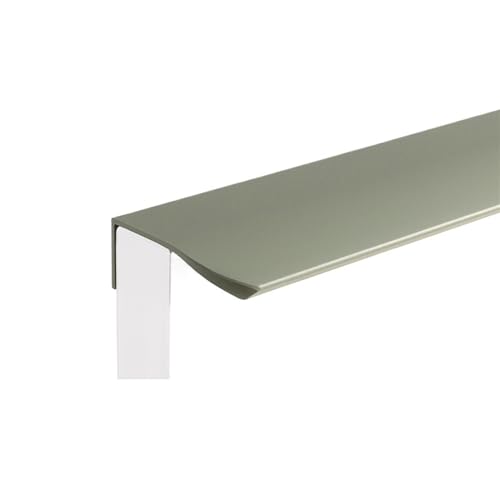 JTKSSCS Schrankgriffe Versteckte Küchenschrankgriffe, Schrankgriff aus Aluminiumlegierung, bunter Kleiderschrank-Türknauf und Griff, Möbelbeschläge(Green-Arc,800mm) von JTKSSCS