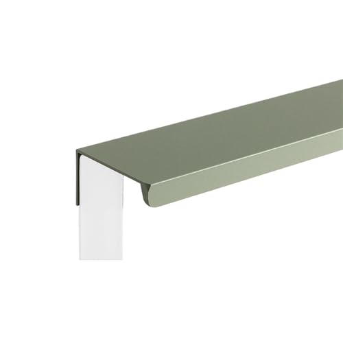 JTKSSCS Schrankgriffe Versteckte Küchenschrankgriffe, Schrankgriff aus Aluminiumlegierung, bunter Kleiderschrank-Türknauf und Griff, Möbelbeschläge(Green-Square,1200mm) von JTKSSCS