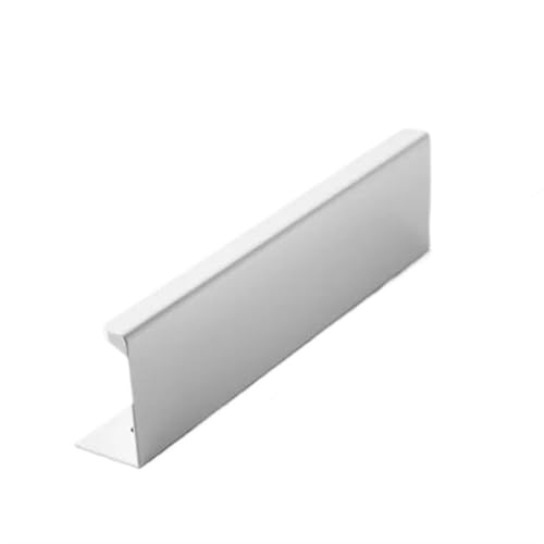 JTKSSCS Schrankgriffe Weiße versteckte Schrankgriffe, Schubladenknöpfe, Lange Zuggriffe, versteckte Griffe, Aluminiumlegierung, Küchenschrank, Möbelbeschläge, Schrankknopf(Right angle-600mm) von JTKSSCS