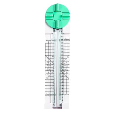 Papierschneider Papierschneider, 4-in-1, tragbarer Fotopapierschneider, Schreibwarenmesser, Papierschneidemaschine, DIY-Bastelbedarf for Büros, Foto(Green) von JTKSSCS