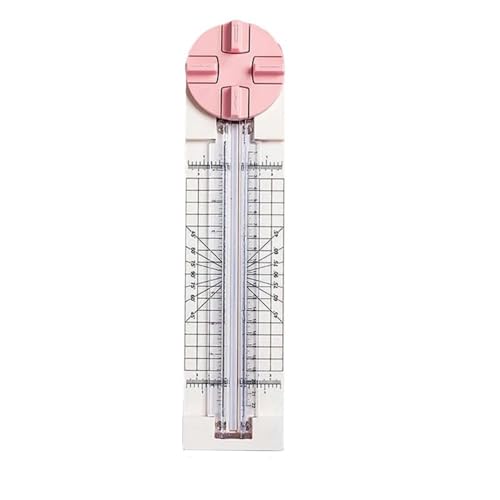 Papierschneider Papierschneider, 4-in-1, tragbarer Fotopapierschneider, Schreibwarenmesser, Papierschneidemaschine, DIY-Bastelbedarf for Büros, Foto(Pink) von JTKSSCS