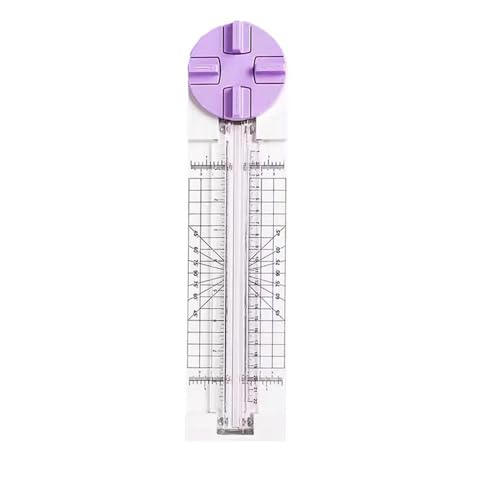 Papierschneider Papierschneider, 4-in-1, tragbarer Fotopapierschneider, Schreibwarenmesser, Papierschneidemaschine, DIY-Bastelbedarf for Büros, Foto(Purple) von JTKSSCS