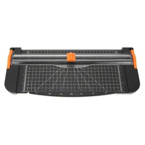 Papierschneider Tragbarer A4-Papierschneider, Präzisions-Papierschneider, Kunststoff-Schneidemaschine, Büro-Etiketten, Foto-Schneidematten-Maschine, DIY-Handwerk(A3) von JTKSSCS