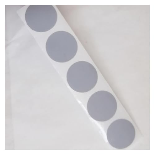 Sticker Rund 100 STÜCKE 20mm Runde Rubbelaufkleber Etiketten Tickets(Grey) von JTKSSCS