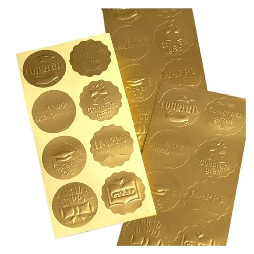 Sticker Rund 40Pcs Geprägte Graduierung Aufkleber Gold Folie Diplom Zertifikat Dichtungen Selbst Klebe Dichtung Aufkleber Sticker Rund 40Pcs Geprägte Graduierung Aufkleber Gold Folie Diplom Zertifikat Dichtungen Selbst Klebe Dichtung Aufkleber von JTKSSCS