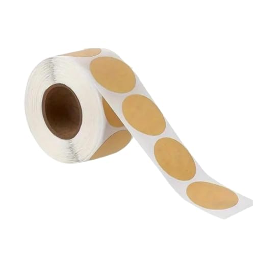 Sticker Rund 500 stücke/Rolle Kraft Papier Aufkleber Verpackung DIY Handwerk Organisation Gläser Runde Klebe Etiketten(1pc) von JTKSSCS