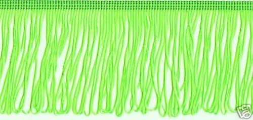 JTL 15 cm/15,2 cm breit Neon Loop Kleid Fransen Bright Grün – Meterware von JTL