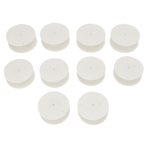 10pcs Leere Kabelspulen Hörer Wickelrollenspulenlagerorganisator, 80 Mm Durchmesser, Kompakt und Praktisch für Lautsprecherkabel Induktorspulen von JTLB