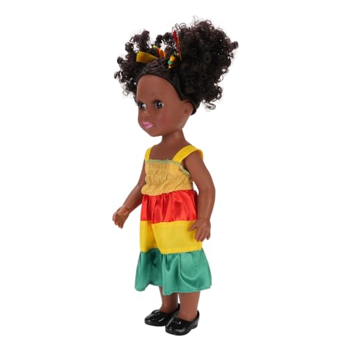 JTLB 14 Zoll Schwarze Puppenspielzeug Explosion Hair Kleidung Veränderliche Entzückende Afrikanische Mädchen Puppe für JTLB 14 Zoll Schwarze Puppenspielzeug Explosion Hair Kleidung Veränderliche Entzückende Afrikanische Mädchen Puppe für von JTLB
