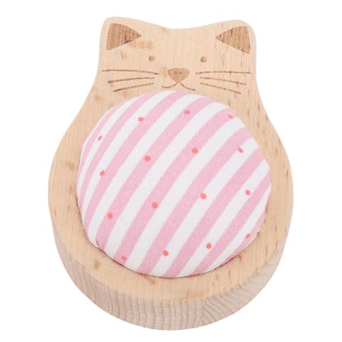 JTLB 80 -Kopfnadeln und 40 Katzenkopfnadeln, das Nähen von Straight Pins mit Niedlichen Katze und Gestreiften Nadelkissen für Projekte, Buchenholzspeicherbox JTLB 80 -Kopfnadeln und 40 Katzenkopfnadeln, das Nähen von Straight Pins mit Niedlichen Katze und Gestreiften Nadelkissen für Projekte, Buchenholzspeicherbox von JTLB