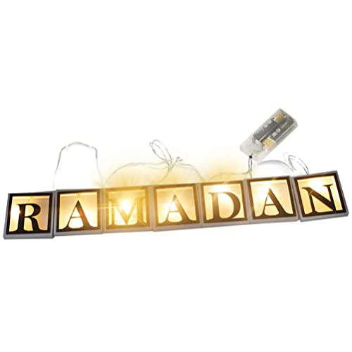 JTLB LED Lichterkettenvorhang Ramadan Dekoration, Eid Mubarak Dekorative Schnur beleuchtet Lichter Stereo Palace Lampe LED Ramadan Kareem Dekoration Zubehör Muslim Islam-Partei Supplie von JTLB