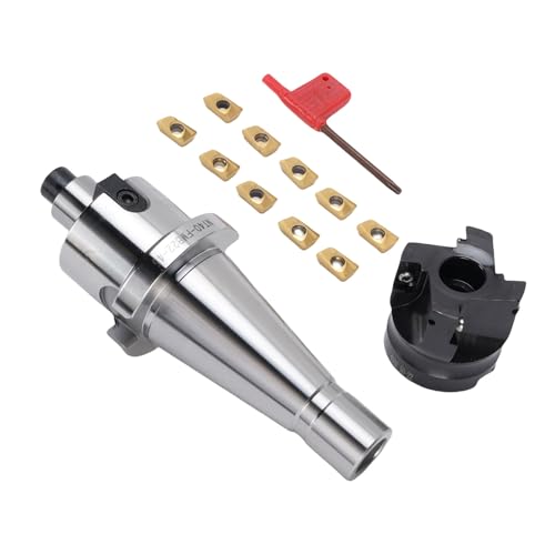 JTLB NT40-FMB22-End-Mühlen-Halter-Set mit 10 Stück Karbid-Klingen APMT1604, CNC-Fräs Befestigung für Bohrmaschinen JTLB NT40-FMB22-End-Mühlen-Halter-Set mit 10 Stück Karbid-Klingen APMT1604, CNC-Fräs Befestigung für Bohrmaschinen von JTLB