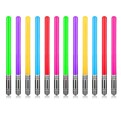 JTMM 12 PCS Aufblasbare Lichtschwert Schwert Party, Lichtschwert Schwert Stick Ballons Set für Kostüm Fancy Kleid Geburtstagsfeier Bevorzugungen Ballons Foto Booth Props JTMM 12 PCS Aufblasbare Lichtschwert Schwert Party, Lichtschwert Schwert Stick Ballons Set für Kostüm Fancy Kleid Geburtstagsfeier Bevorzugungen Ballons Foto Booth Props von JTMM