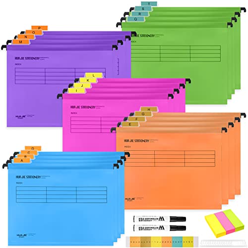 20 Stück A4 Hängemappen, Polypropylen-Aktenschrank, Hängemappen, Aufbewahrung, mit Registerkarten Hängemappen, A4 zum Aktenschrank, Trennwände für Schule, Büro, Organisation Hausaufgaben 20 Stück A4 Hängemappen, Polypropylen-Aktenschrank, Hängemappen, Aufbewahrung, mit Registerkarten Hängemappen, A4 zum Aktenschrank, Trennwände für Schule, Büro, Organisation Hausaufgaben von JTOOYS