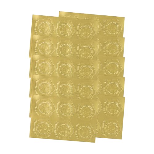 60 PCs Gold Geprägter Aufkleber Hüllkurvenhülle Aufkleber Kleber Prägenabschlüsse Für Die Babyparty Einladung 60 PCs Gold Geprägter Aufkleber Hüllkurvenhülle Aufkleber Kleber Prägenabschlüsse Für Die Babyparty Einladung von JTQYFI
