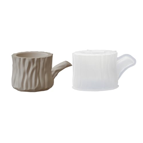 Candlestick Silikonformputzkerze Kerzenschimmel Kerzenhalter Gipsform Baumstumpf Succulenten Pflanzgefäße Schimmelpilze von JTQYFI