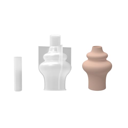 Elegantes Rund Geformte Robuste Silikonblumentöpfe Formwerkzeug Muss Accessoire Für Häusliche Gebrauchsharz Kunstbegeisterte Haben von JTQYFI