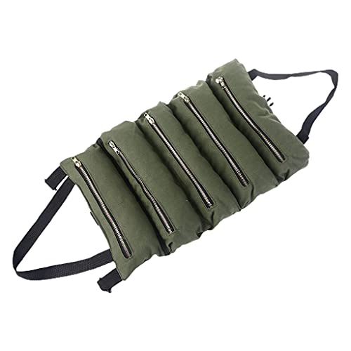 Mehrzweck Werkzeugbeutel Handgefertigtes Werkzeugtasche Für Workshop Leinwand Tool Rollbeutel Mit 5 Geräumigen Taschen Mehrzweck Werkzeugbeutel Handgefertigtes Werkzeugtasche Für Workshop Leinwand Tool Rollbeutel Mit 5 Geräumigen Taschen von JTQYFI