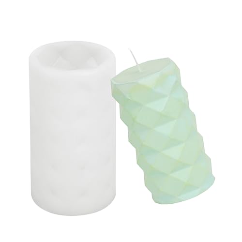 Silikonform Harzkunst Formen Kerzenhandwerksformen Zylindermuster Einzigartige Ornamentsform Silikon Textur Für Ton von JTQYFI