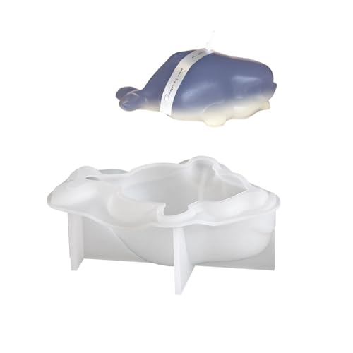 Silikonkerzenherstellung Formen Whale Form Handherstellung von JTQYFI