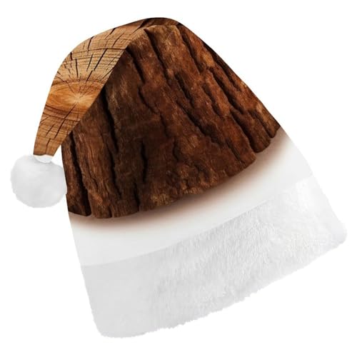 JTREHY Weihnachtsmütze, Eichenstumpf bedruckt, Neujahrsdekoration, Hüte, Erwachsene, Männer, Frauen, Weihnachtsmützen für Weihnachten, Neujahr, Party, Kopfbedeckung JTREHY Weihnachtsmütze, Eichenstumpf bedruckt, Neujahrsdekoration, Hüte, Erwachsene, Männer, Frauen, Weihnachtsmützen für Weihnachten, Neujahr, Party, Kopfbedeckung von JTREHY