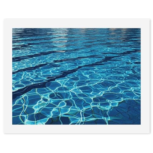 JTREWBV Malen nach Zahlen für Erwachsene und Anfänger, blaues Schwimmbad-Druck, digitales Malen, Malen-nach-Zahlen-Set auf Leinwand ohne Rahmen JTREWBV Malen nach Zahlen für Erwachsene und Anfänger, blaues Schwimmbad-Druck, digitales Malen, Malen-nach-Zahlen-Set auf Leinwand ohne Rahmen von JTREWBV